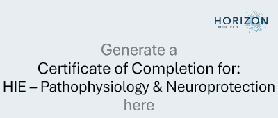 HIE Pathophysiology Certificate